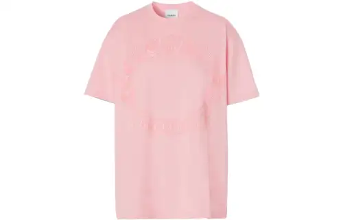 Burberry Oak Leaf Crest Oversized T Shirt 'Candy Pink'