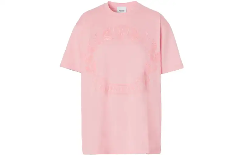 Burberry Oak Leaf Crest Oversized T Shirt 'Candy Pink'