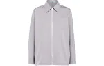 PRADA Shirts Women's Gray Pointed Collar Moderate Shirt
