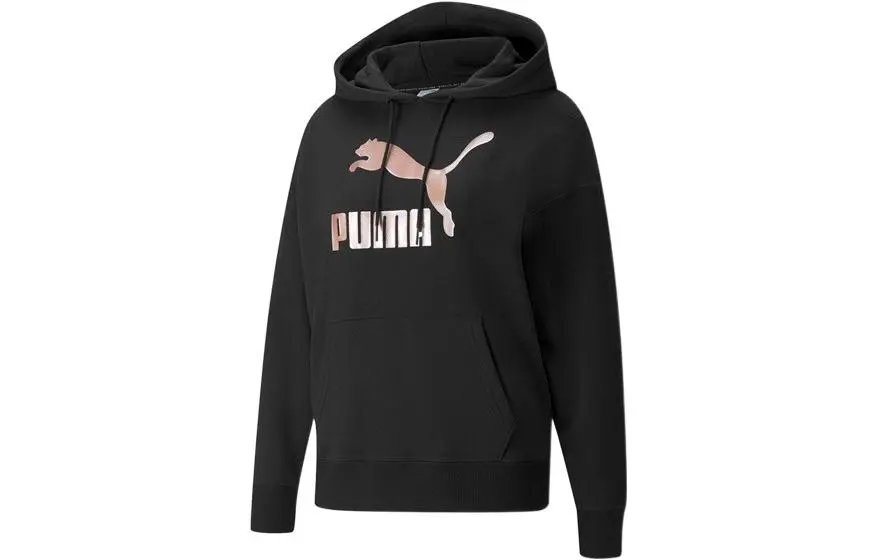 PUMA CLASSICS Sweatshirt Women's Black Pink