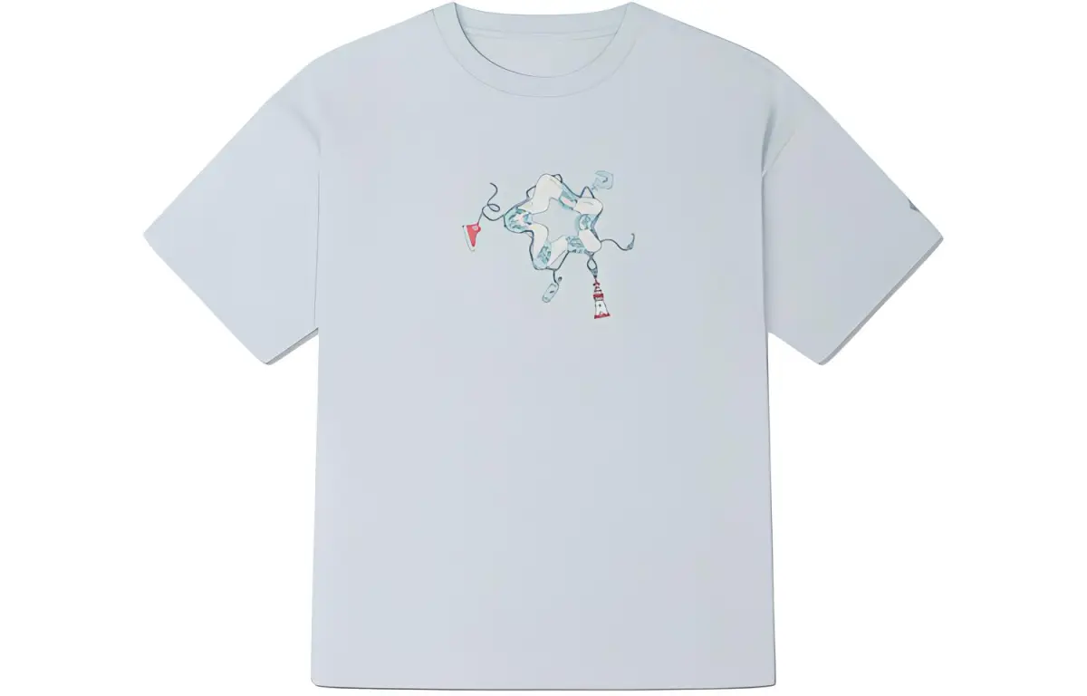 Converse T Shirt Women's Aqua Blue