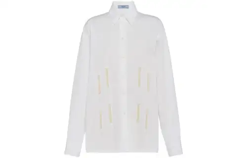 Prada long-sleeve cotton shirt