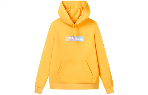 ANTA Life Collection Sweatshirts Women's Yellow Hooded Moderate Regular