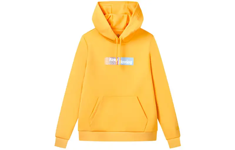 ANTA Life Collection Sweatshirts Women's Yellow Hooded Moderate Regular
