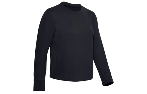 Under Armour Unstoppable Sweatshirts Women's Black Crew Neck Moderate Regular