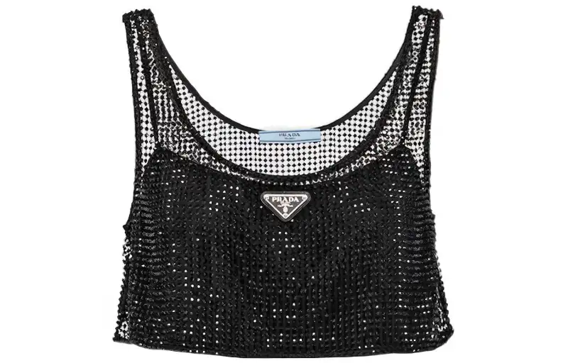 PRADA Camisoles Women's Black Moderate Other