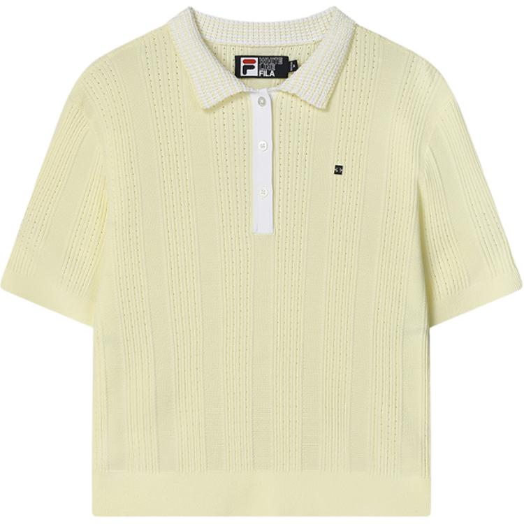FILA WHITE SPECIAL Knitwear Women's Chrysanthemum Yellow