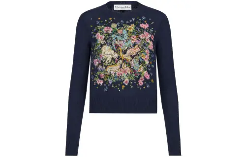 DIOR FW22 Knitwear Women's Navy Blue