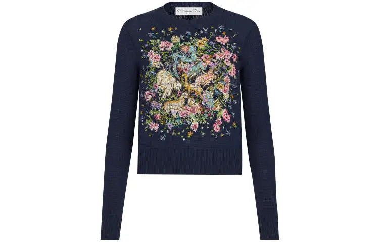 DIOR FW22 Knitwear Women's Navy Blue