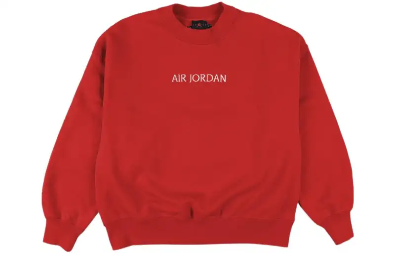 Jordan Sweatshirts Women's Fire Red Crew Neck Moderate Other
