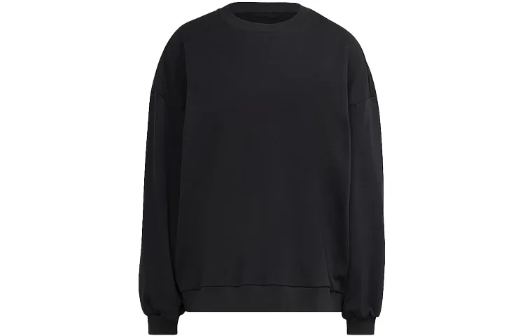 Adidas Sweatshirts Women's Black Crew Neck Moderate Regular