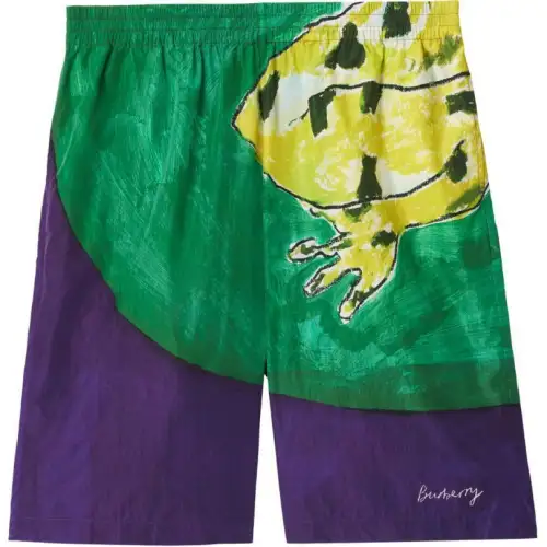 Burberry Printed Elasticated Shorts
