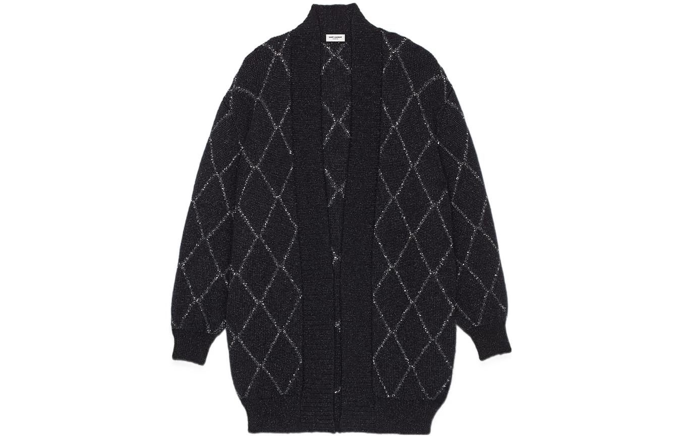 Женский худи SAINT LAURENT FW22 (черный)
