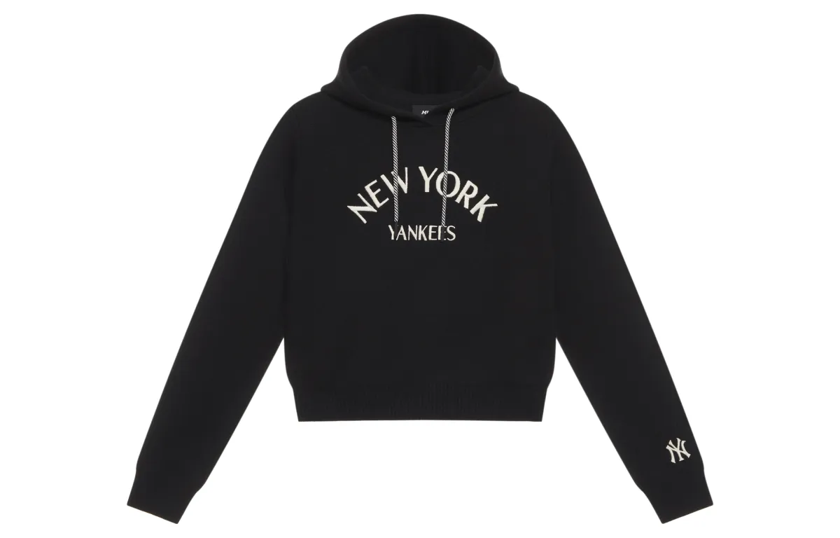 MLB Preppy Style Collection New York Yankees 24FW Knitwear Women's Black