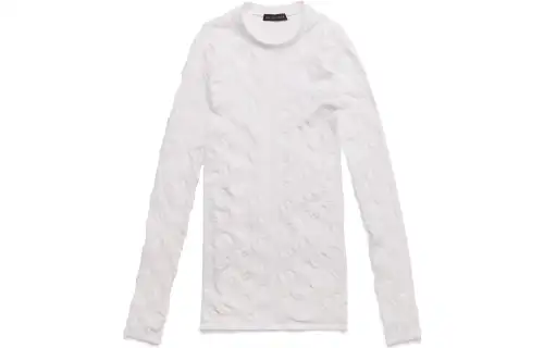 Balenciaga SS23 T Shirt Women's White Slim Fit