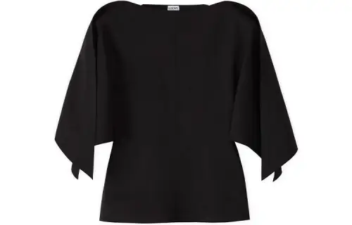 LOEWE Shirts Women's Black Crew Neck Moderate Other