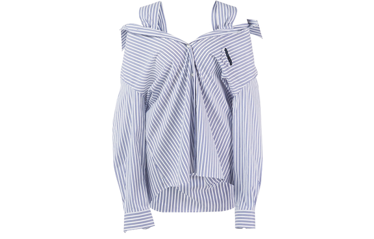 PRADA Prada, long-sleeve, blue shirt, sun protection