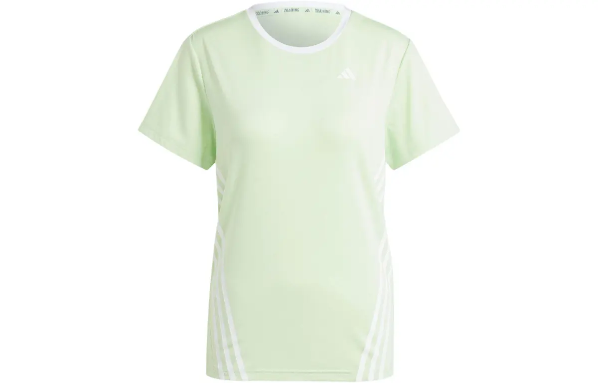 Adidas T-Shirts Women's Green Crew Neck Moderate