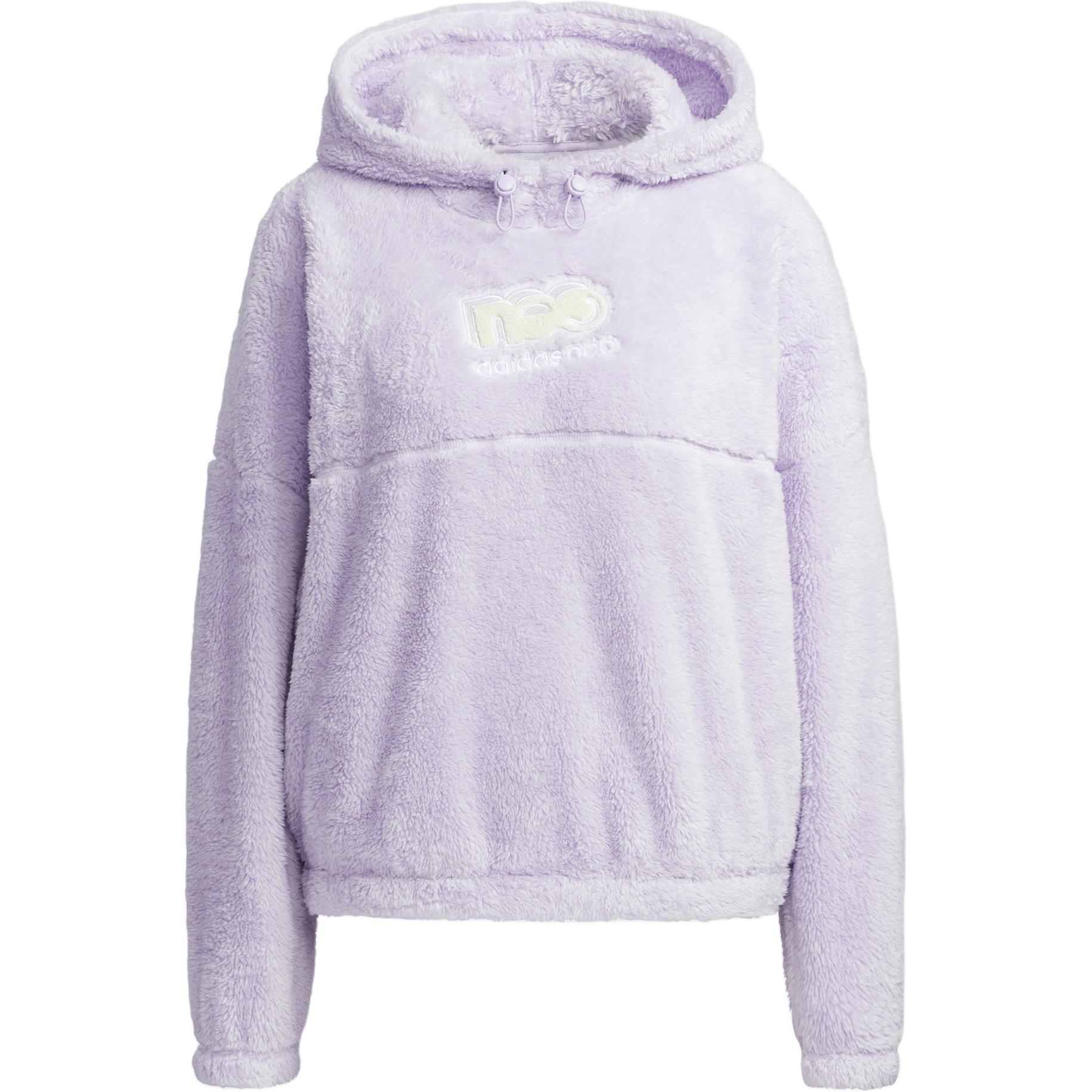 Женское худи adidas neo W Brlv Hdy (фиолетовое)