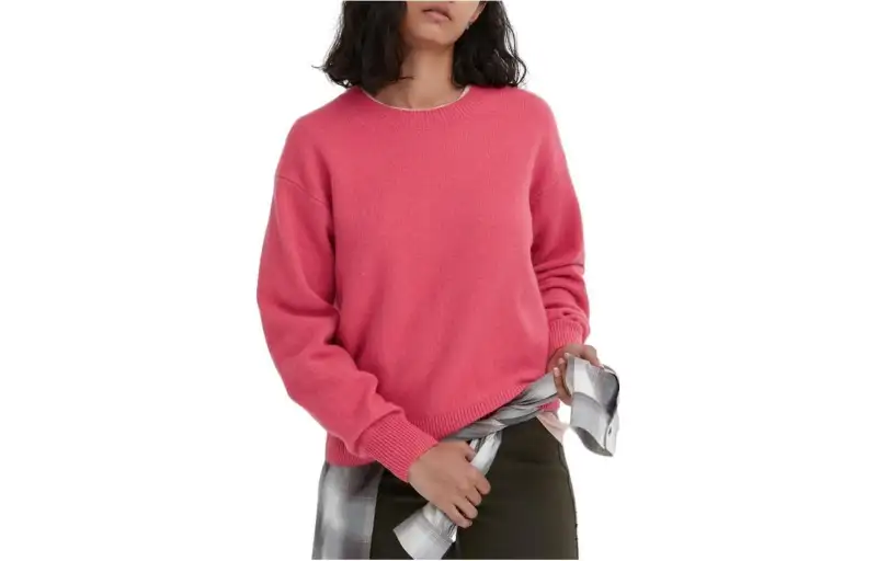 UNIQLO Sweaters Women's Pink Crew Neck Moderate Other