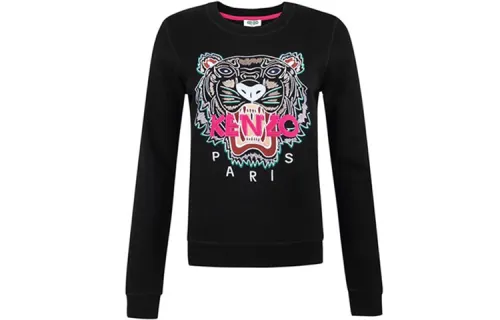 KENZO Classic Tiger Head Sweatshirt Women's Black
