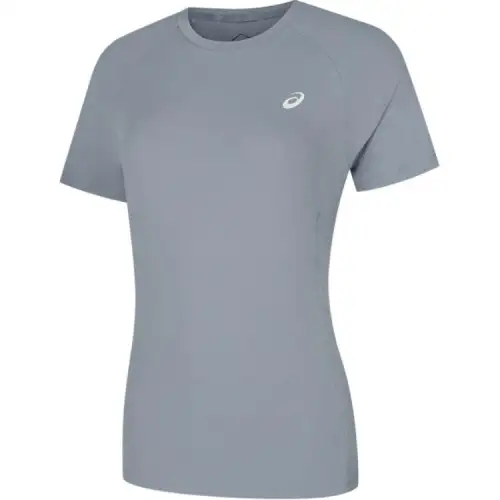 ASICS Reflective Night Vision Raglan Sleeve Running T Shirt Women's Gray Blue