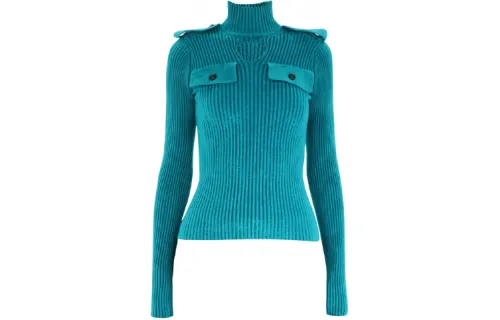 Bottega Veneta Rib Knit Cut Out Jumper