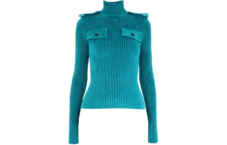 Bottega Veneta Rib Knit Cut Out Jumper