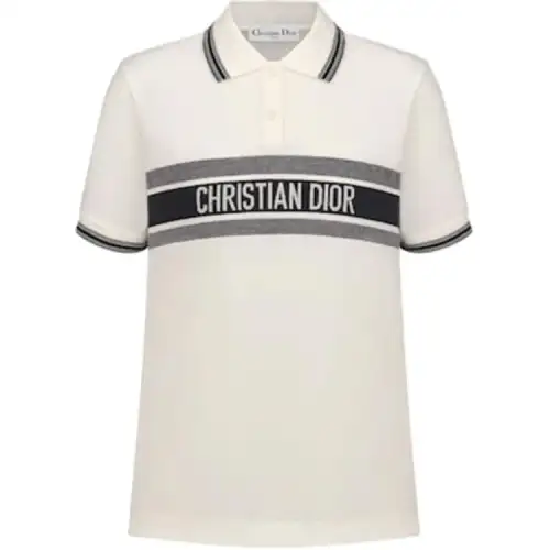 DIOR Quarterly New Products Polo Shirt Women's White