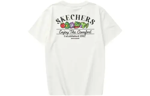 Skechers T Shirts Women's Crew Neck Moderate Straight Fit