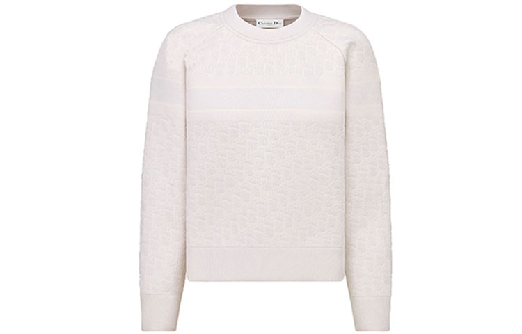 DIOR SS21 Fitted Sweater Women's White