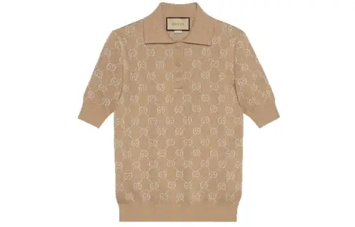 GUCCI FW21 Polo Shirt Women's Brown