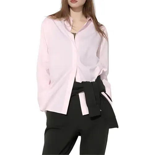 UNIQLO Shirt Women's Pastel Pink