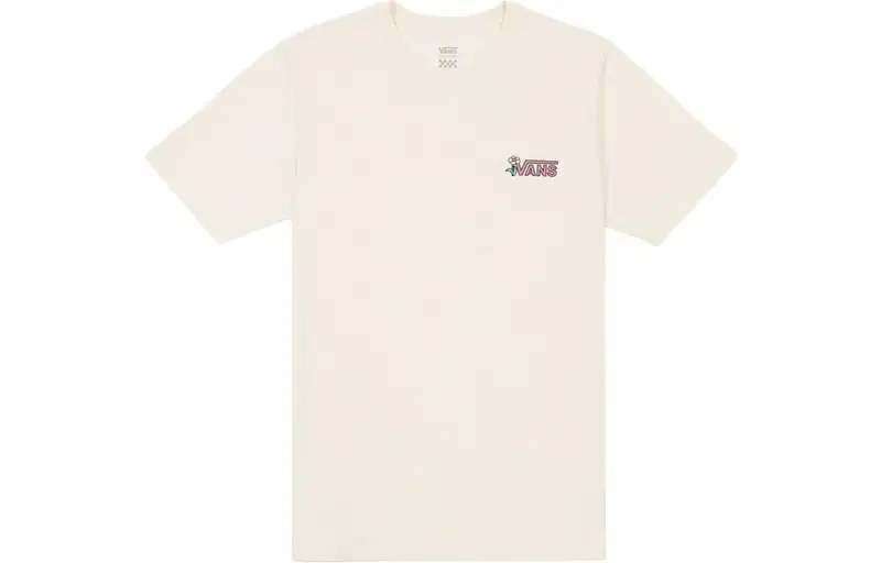 Vans T Shirts Women's Antique White Crew Neck Moderate Other