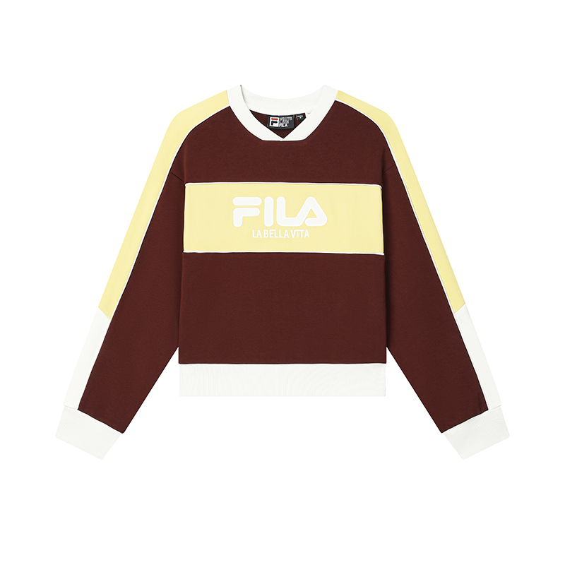 Женское худи Fila (бордовое)