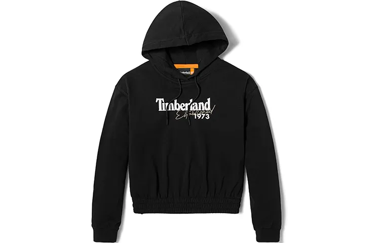 Timberland Year Of The Tiger Collection Sweatshirts Women's Black Hooded Thin Straight Fit
