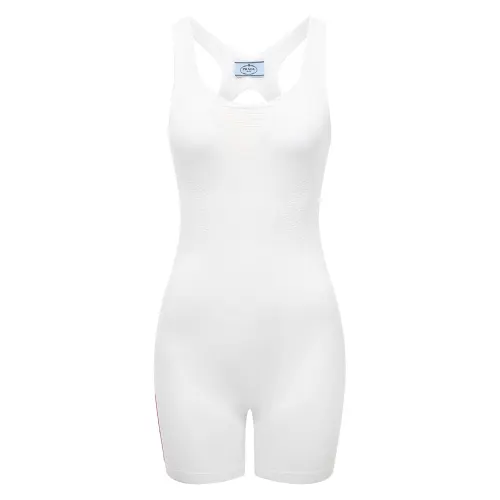 PRADA Bodysuits Women's White Crew Neck