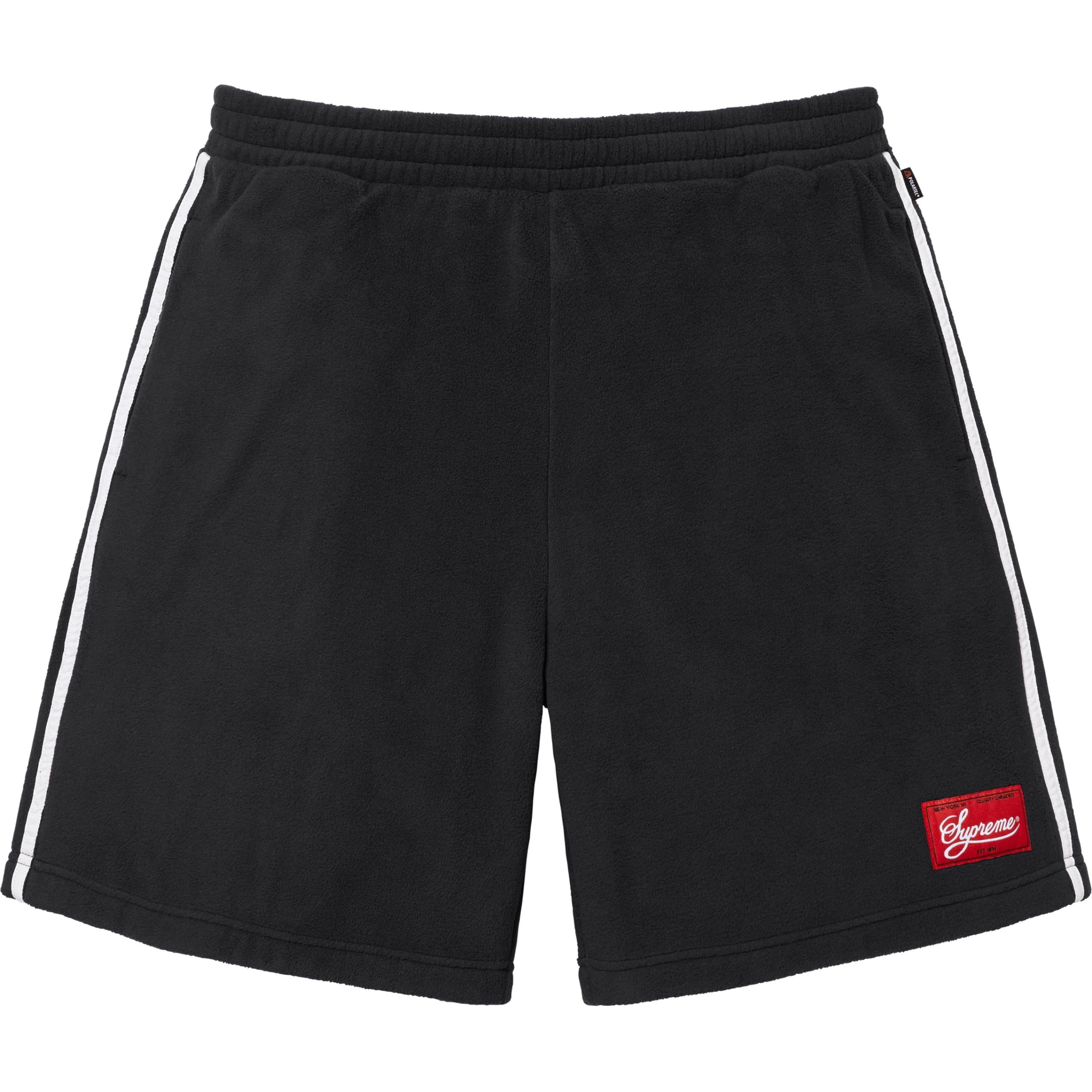 Шорты Supreme Supreme POLARTEC logo (черные)