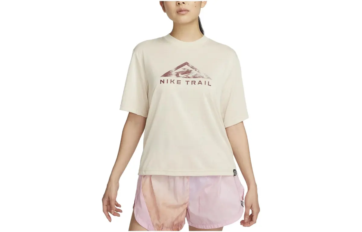 Nike T Shirt Women's Dune White