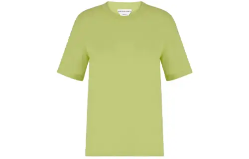Bottega Veneta SS21 Crew Neck Knitwear Women's Seaweed Yellow