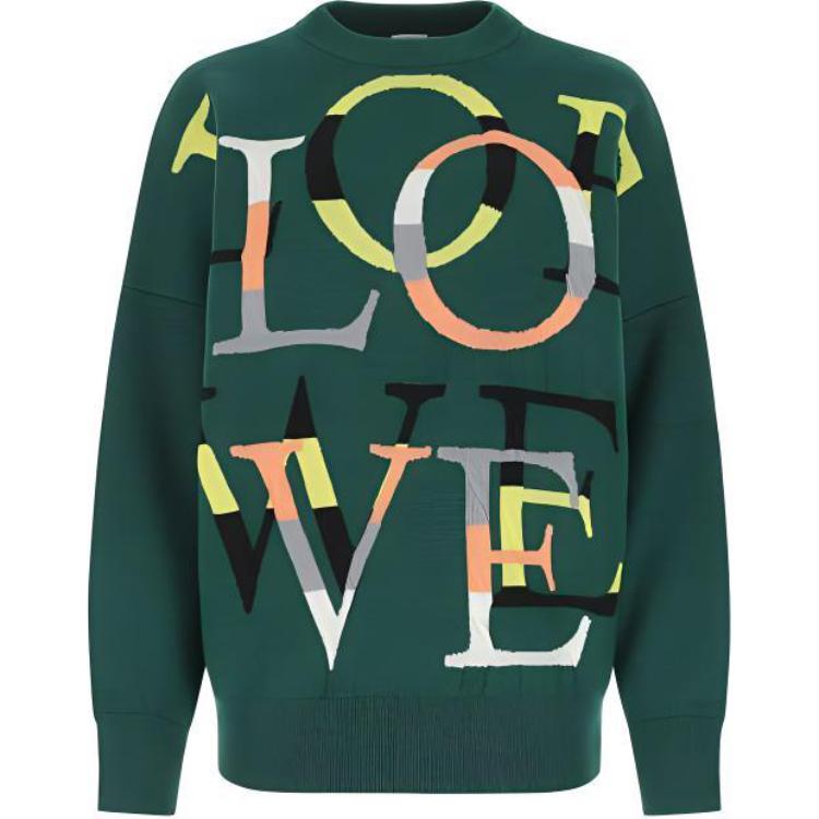 Женский джемпер LOEWE (зеленый)