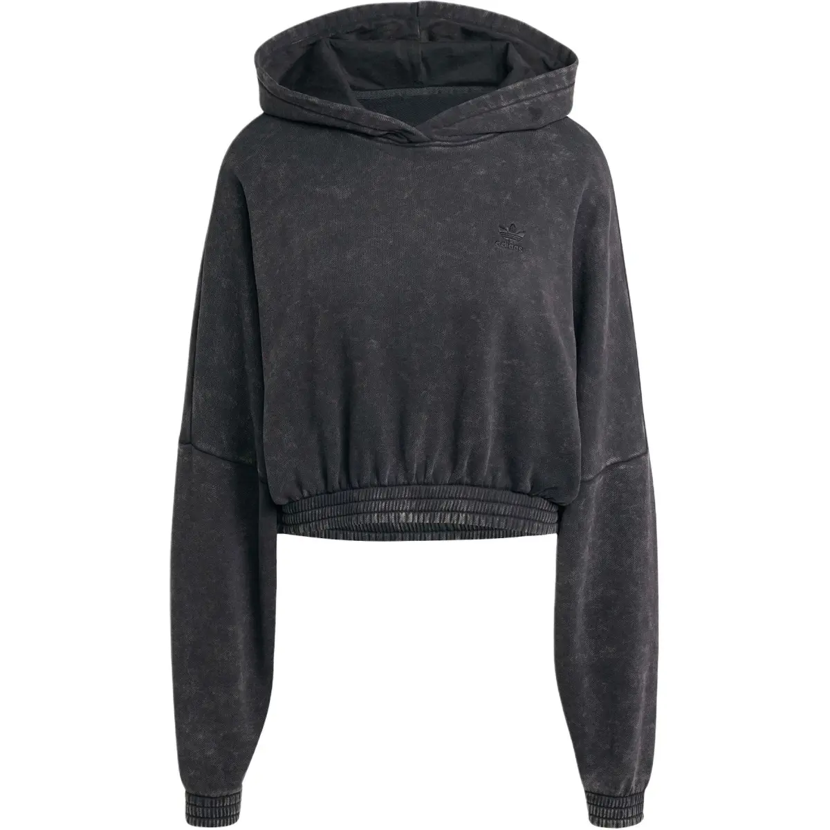 Adidas Originals CROP HOODIE Sweatshirt Women's Black