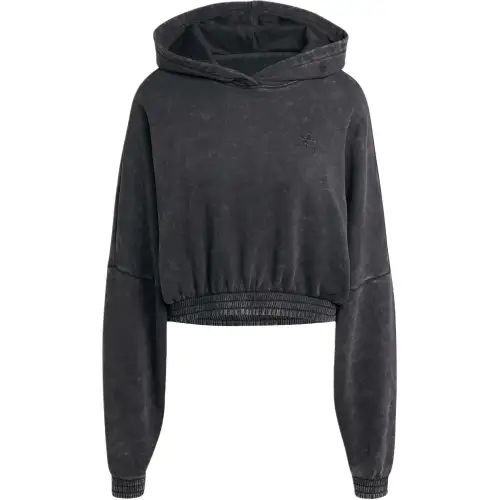 Adidas Originals CROP HOODIE Sweatshirt Women's Black