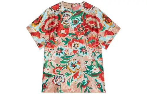 GUCCI Shirts Women's Multicolor Crew Neck Moderate Other