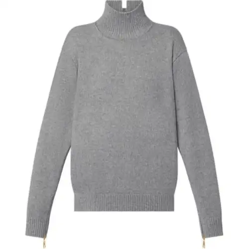 LOUIS VUITTON FW22 Cashmere Sweater Women's Gray