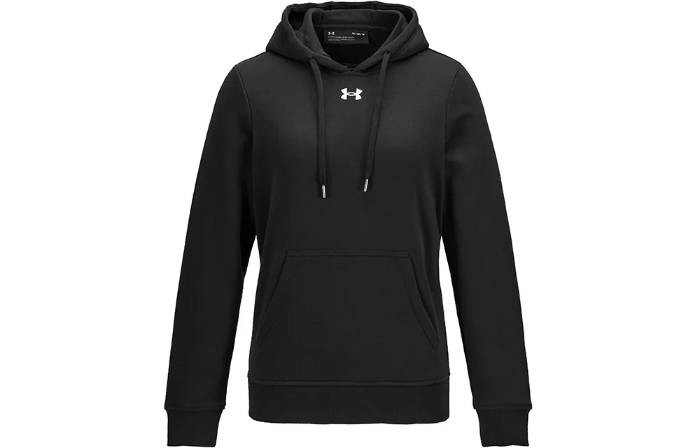 Under Armour Sweatshirts Women's Black Hooded Moderate Regular