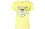 KENZO T Shirts Women's Yellow Crew Neck Moderate Straight Fit