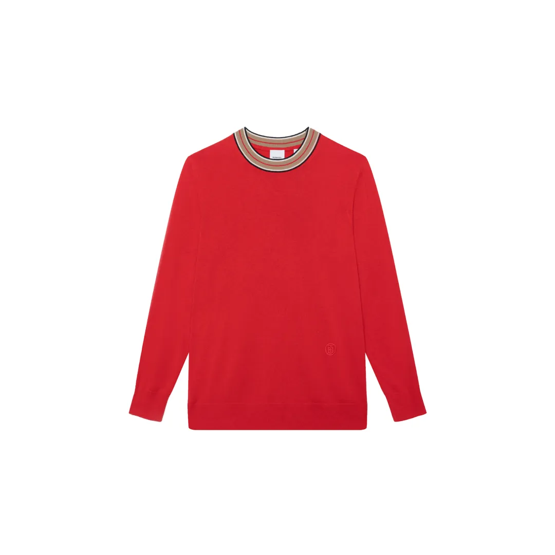 Burberry Cashmere Sweater Women's Bright Red