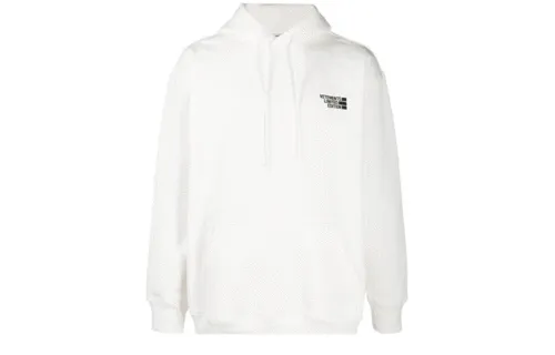 Vetements Sweatshirts Women's White Hooded Moderate Regular
