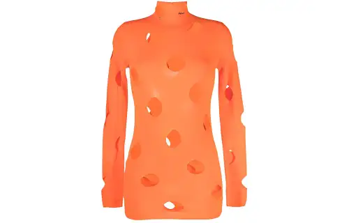 PRADA Cut Out Turtleneck Jumper
